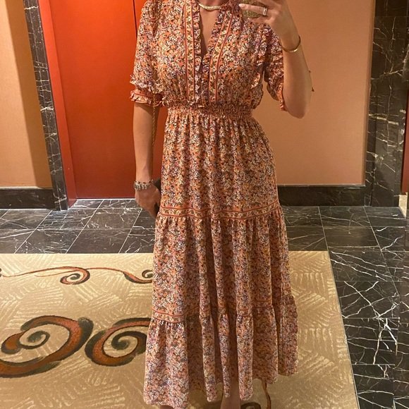 MAX Studio Tiered Maxi Dress